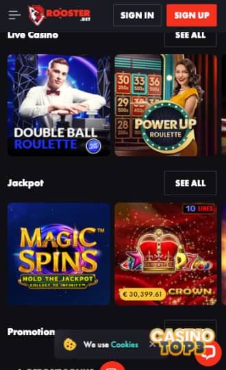 rooster bet casino review images2
