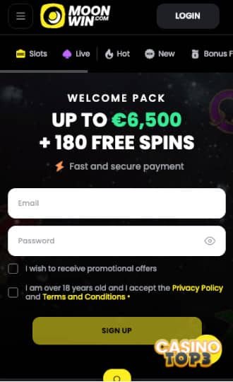 Moonwin Casino review images1